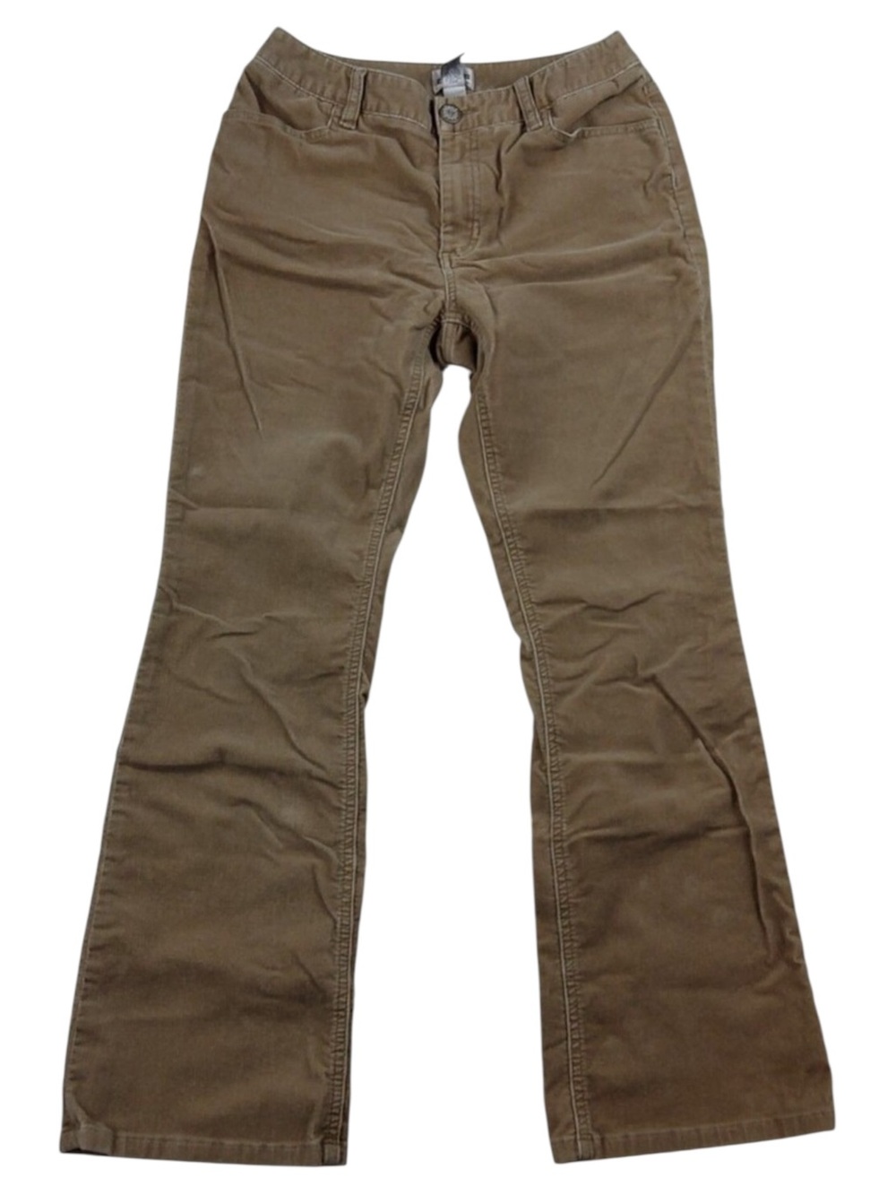 CHICO'S Women's Corduroy Pants Brown Size 4 (0) Short